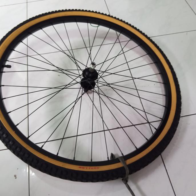 Paket Roda Sepeda 26 Belakang Pelek +Jari Ban Luar Dalam + Gear
