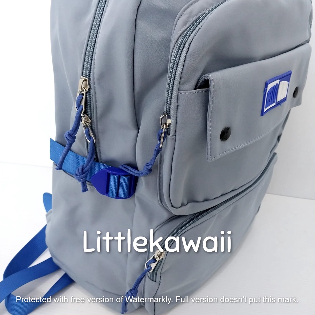 LK/Tas Ransel Laptop Backpack Parasut Sekolah Fashion Remaja Hello Mumu Mix Import