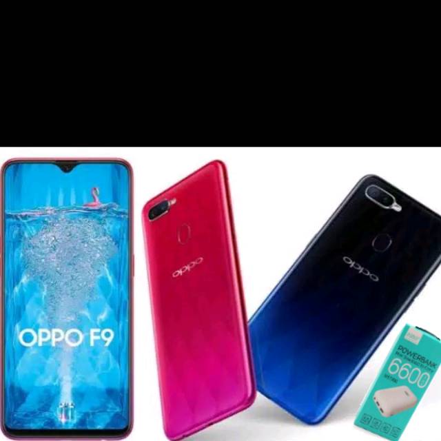 Oppo F9  4/64  bonus power bank robot 6600mah