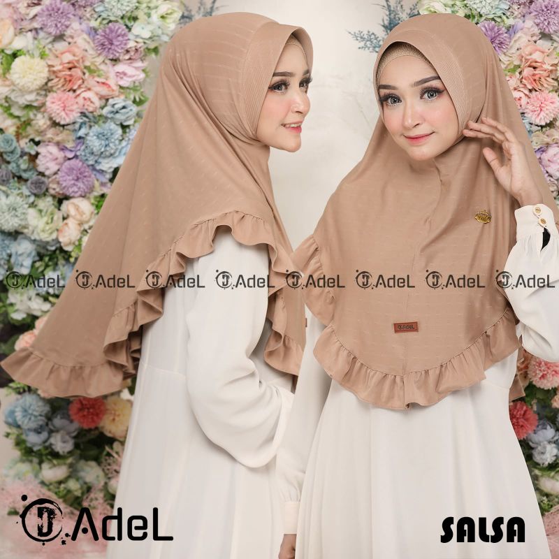 Hijab/Bergo instan Jersey SALSA ori ADEL