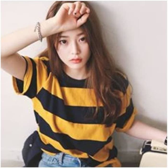 Baru 035 Baju wanita kaos bee ThevaStore