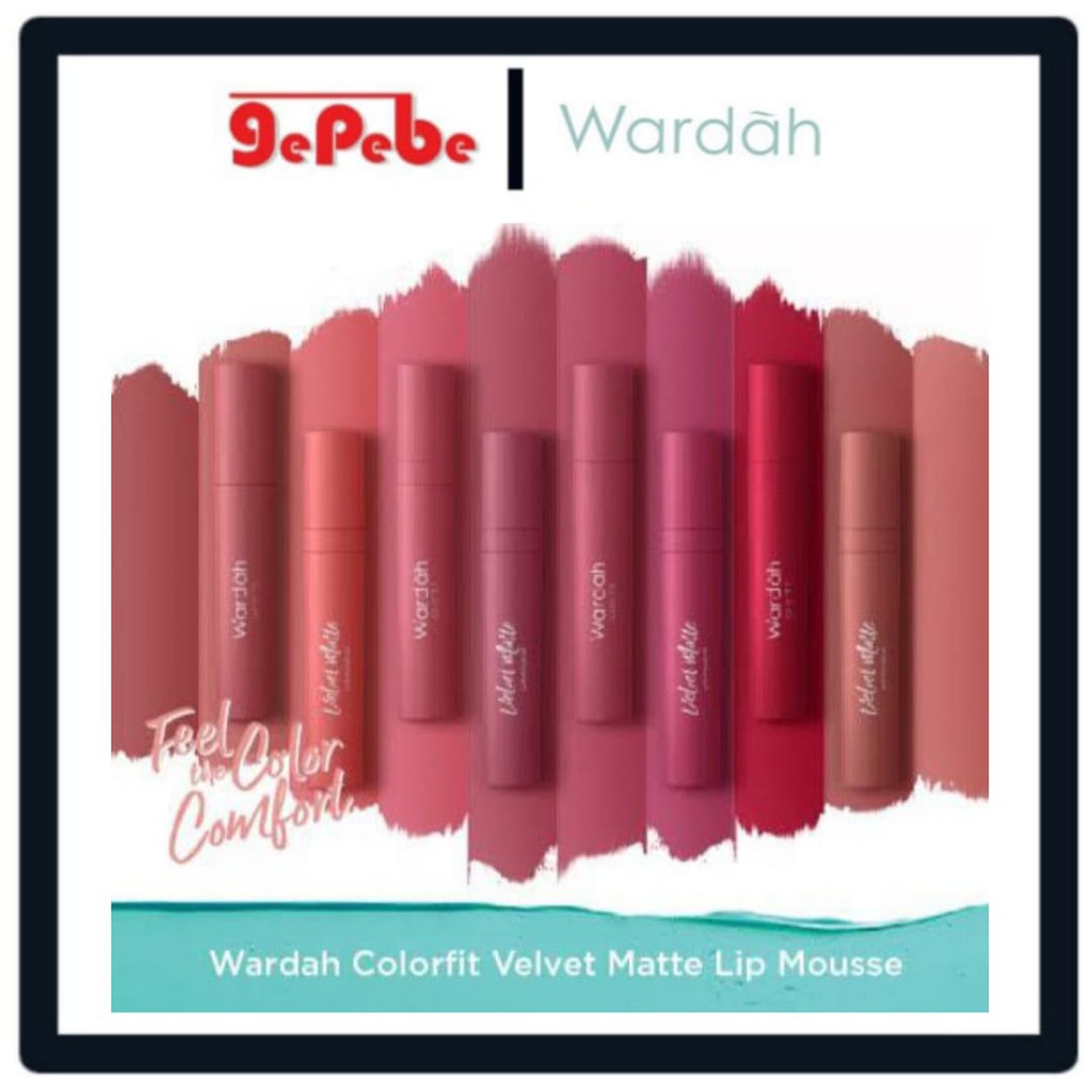 Wardah Colorfit Velvet Matte Lip Mousse 4gr