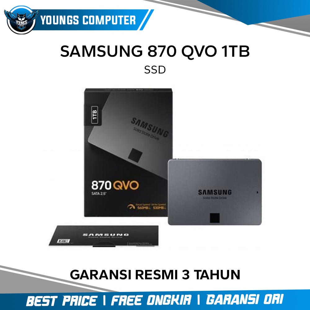 SSD 2.5&quot; SAMSUNG 870 QVO ( 1TB / 2TB ) SATA 3