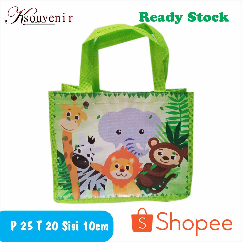 

Goodie bag tas ulang tahun tas souvenir tas ultah animal