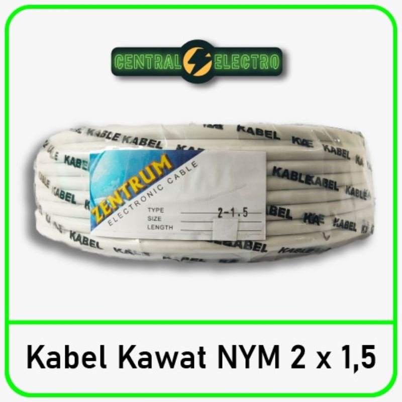 Kabel Listrik Kawat NYM 2 x 1.5 (50 Meter)
