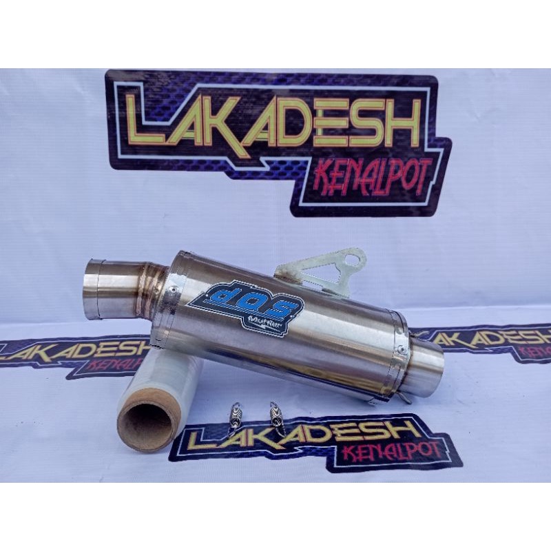 SILENCER (ONLY) KNALPOT DOS (INLET 38/50) BEAT MIO VARIO AEROX SCOOPY NMAX PCX ADV LEXI GENIO DLL