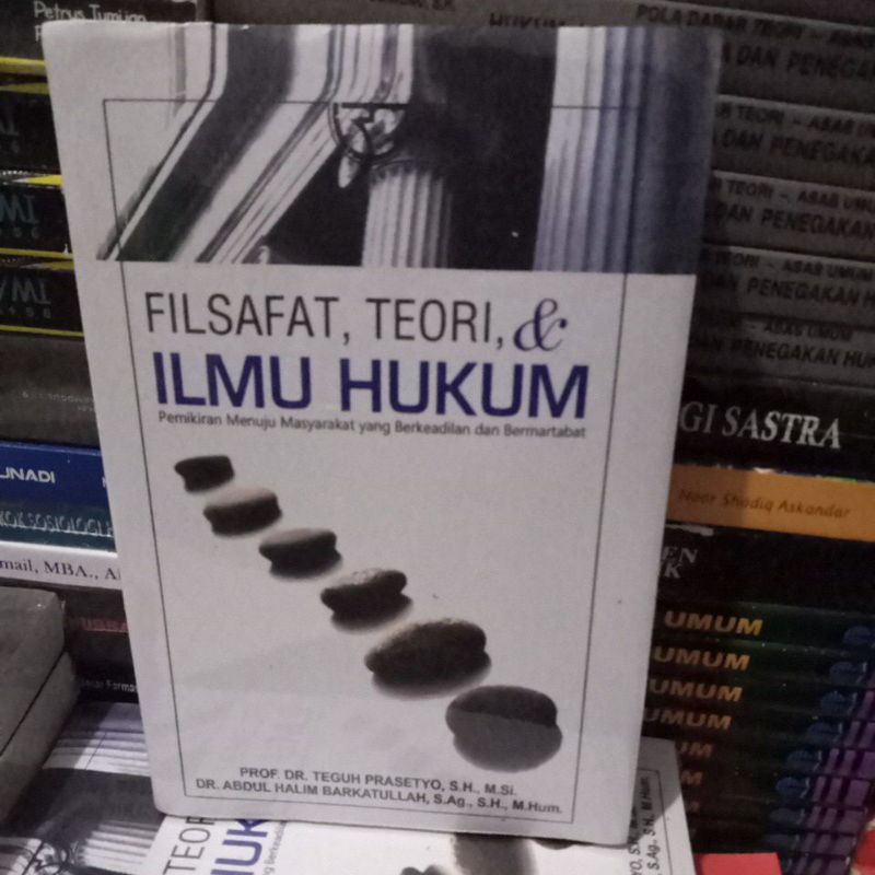 

buku filsafat teori dan ilmu hukum prof dr tagih Prasetyo