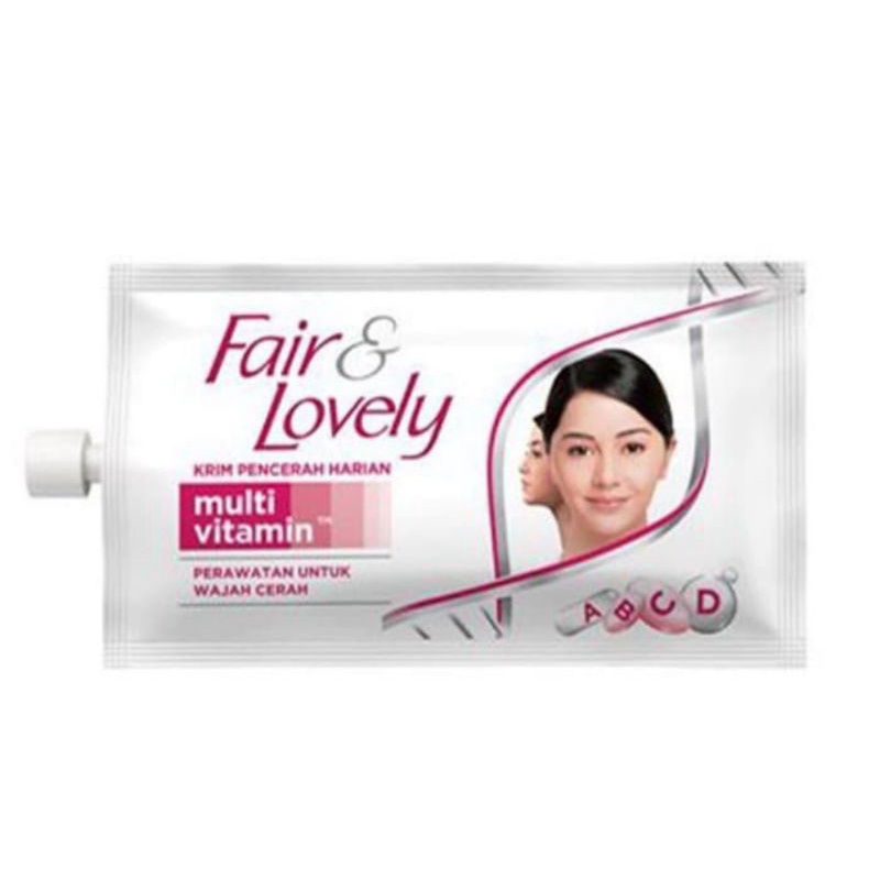 Cream fair&lovely sachet