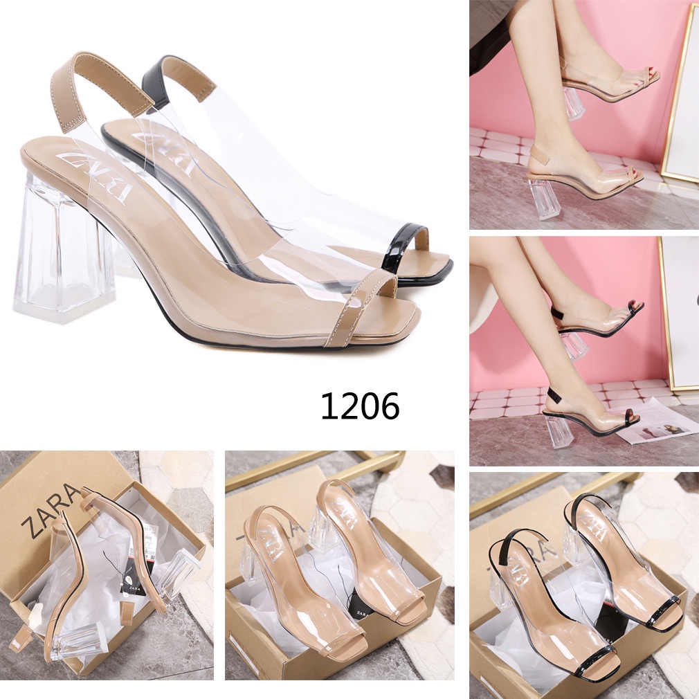 ZR Sandals With Methacrylate Heel #1206