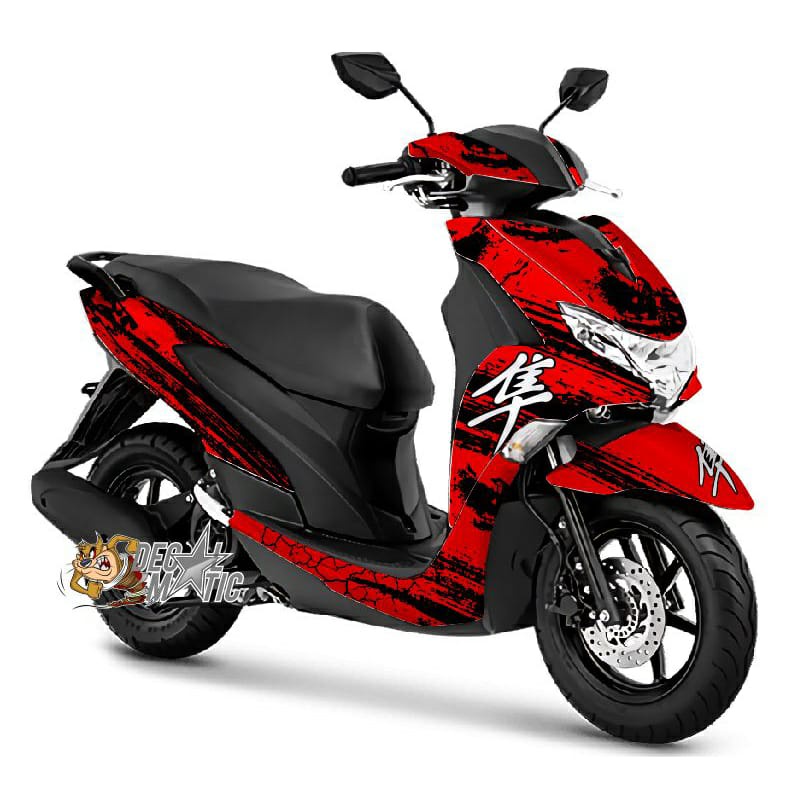 Decal Sticker YAMAHA FREEGO - Decal Motor Freego - Stiker Decal Freego Full Bodi - Sticker Dekal FRE