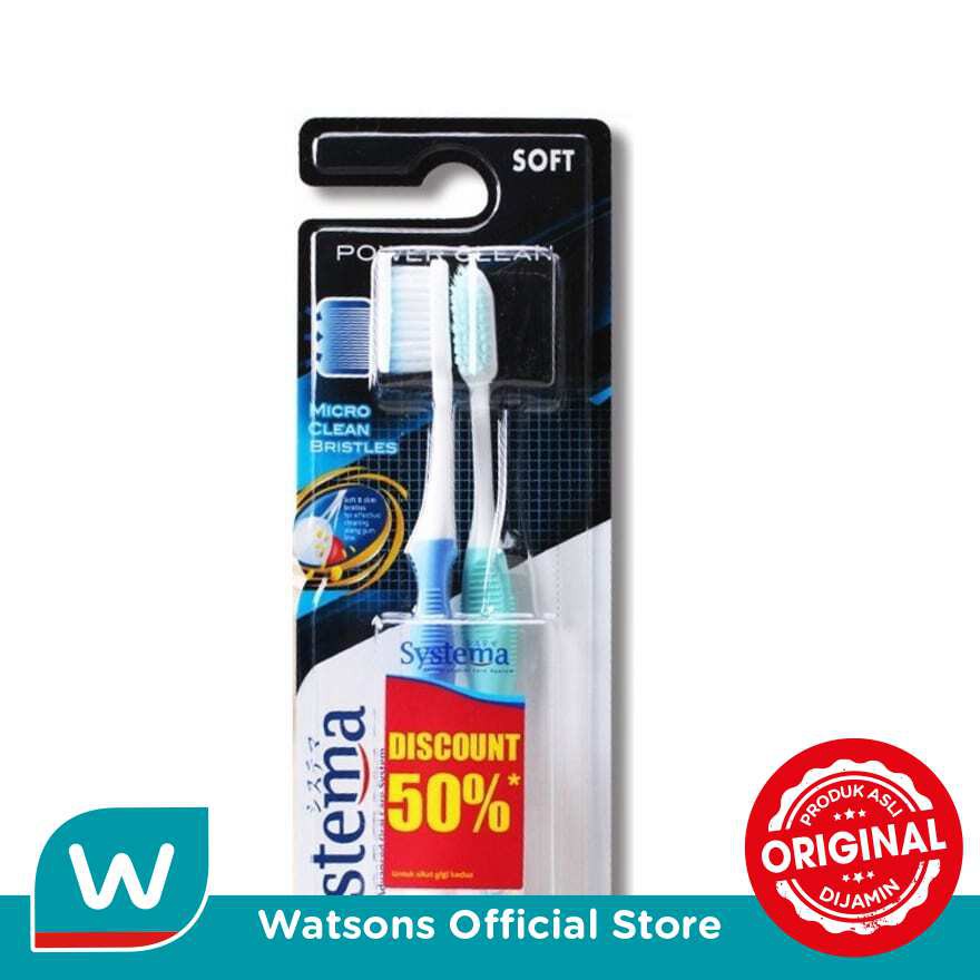 Systema Tooth Brush Power Clean Soft 2's