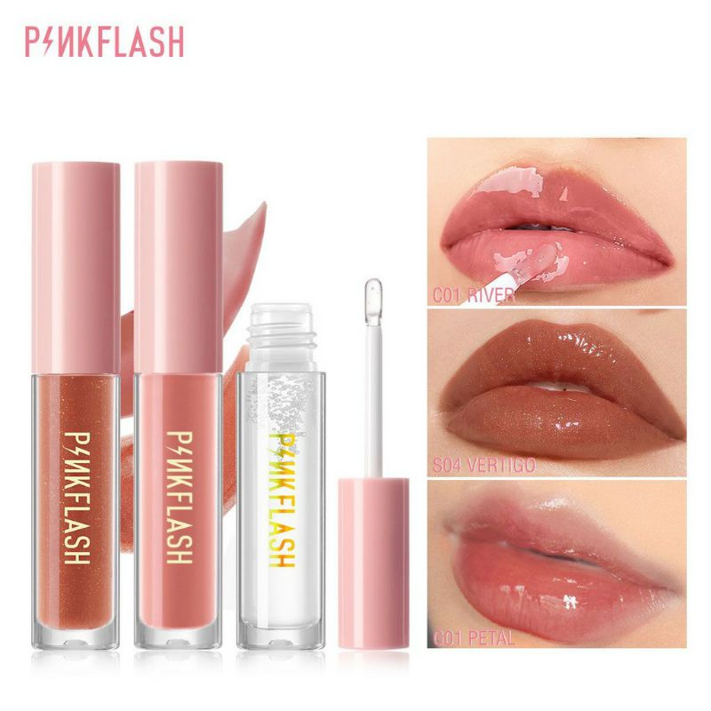 PINKFLASH Ohmygloss Lip Gloss — Pink Flash Lip Gloss , Pinkflash Oh My Gloss , Pink Flash Glossy