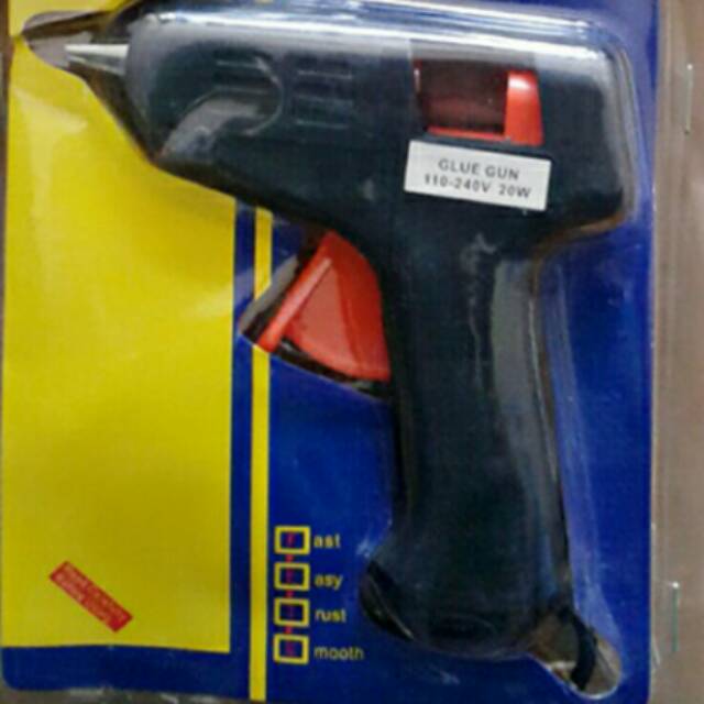 GLUE GUN kecil Tanpa ON OFF Hitam / Alat tembak lem bakar GG-203 TERMURAH Alat tembak kecil untuk lem lilin kecil