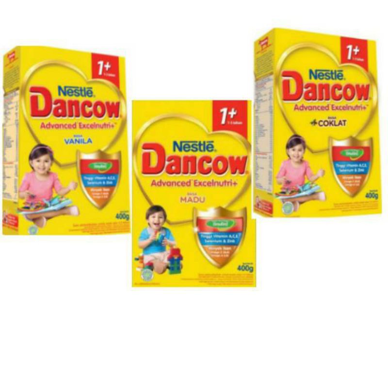 Dancow 1+ Madu/Vanila (1-3th) 400gr