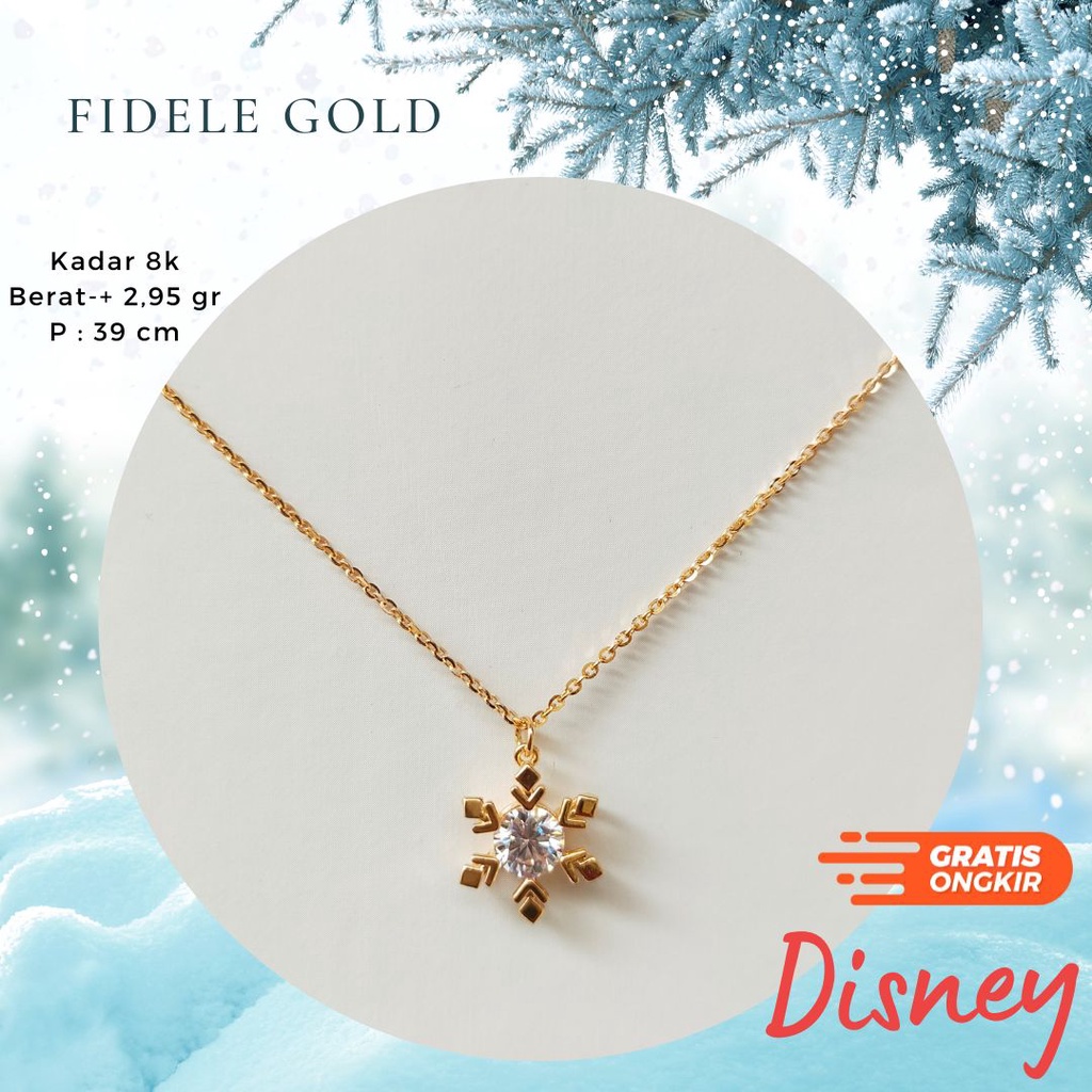 Kalung Frozen UBS Disney 8K kalung kadar muda