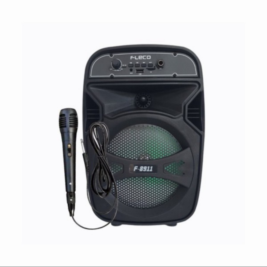 SPEAKER BLUETOOTH FLECO 8 INCH F-8910/F-8911 PLUS MIC//SPEAKER KARAOKE