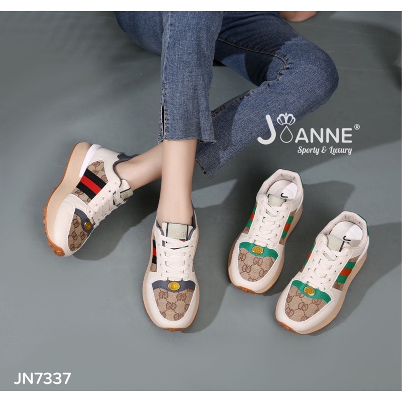 [ORIGINAL] JOANNE Highsole Sporty Sneakers Shoes Sepatu Wanita #JN7337