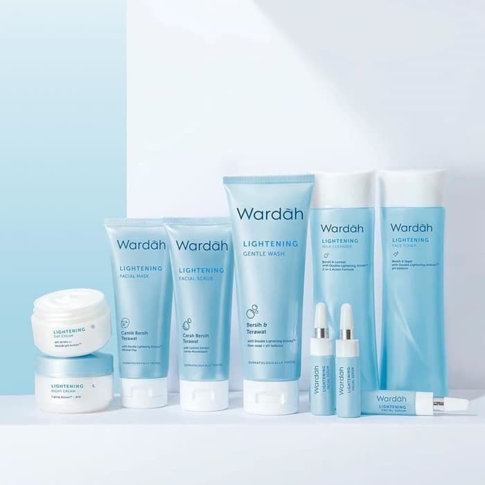 Wardah Lightening Series  - Day Night Cream / Toner / Cleanser / Facial Foam / Serum / Micellar Water / Face Mist  Original BPOM