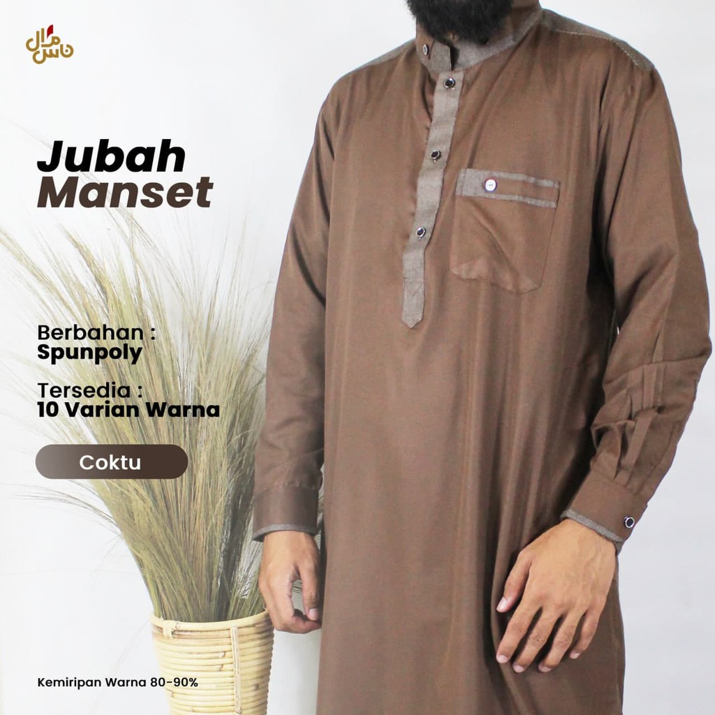 Jubah Pria Jumbo Big Size XXXL 3XL MODEL MANSET BEST SELLER