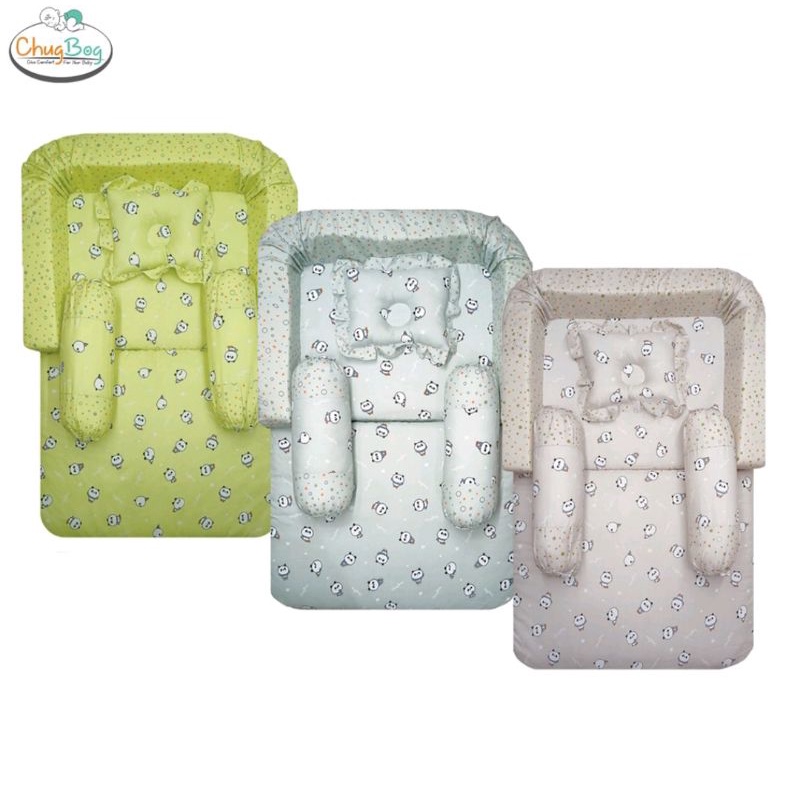 Kasur Bayi Lipat + Kelambu Chugbog Bamboo Series CBK 1007