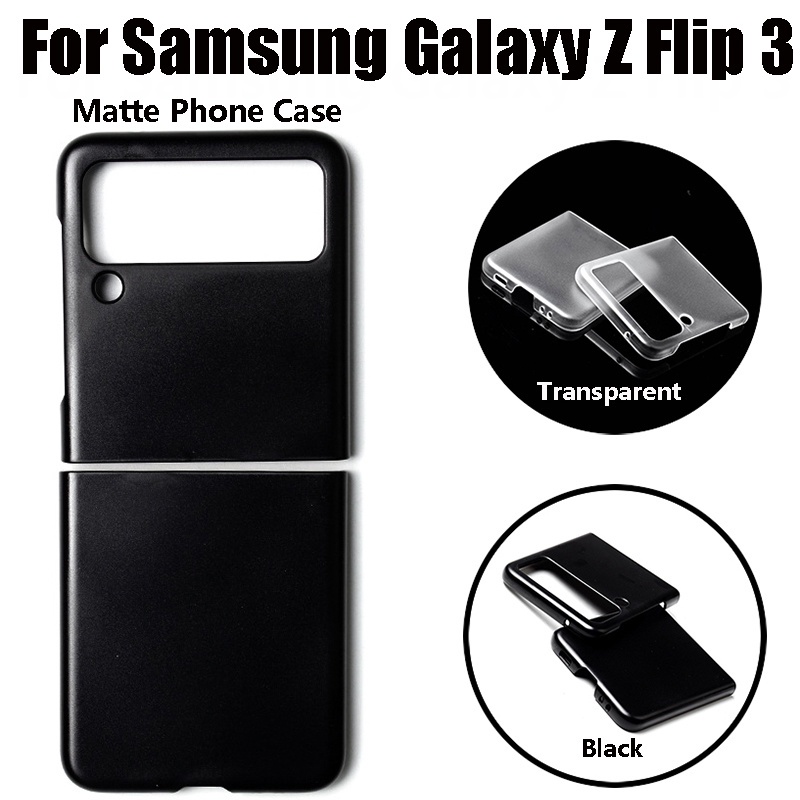 Casing Hard Case Lipat Bahan PC Matte Ultra Tipis Shockproof Untuk Samsung Galaxy Z Flip 3