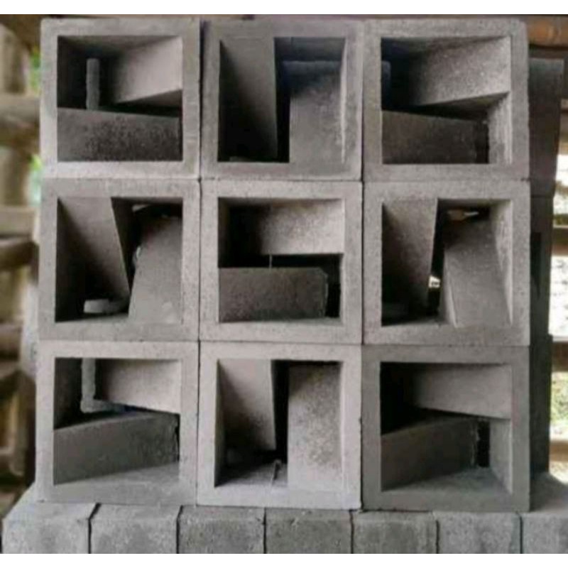 roster beton loster motif Z Warna abu