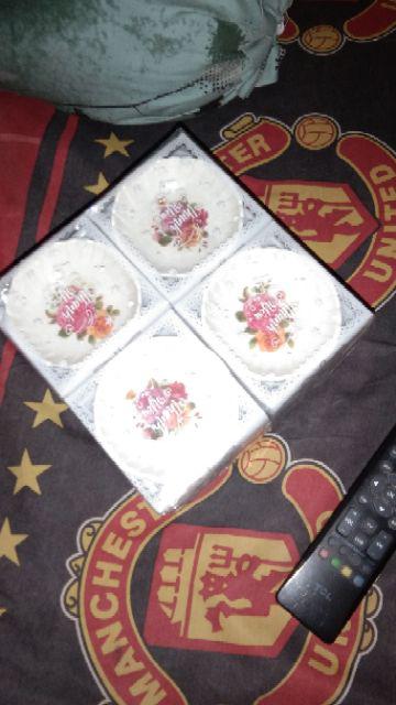 Souvenir Mangkok Bulat Kemas Mika Motif