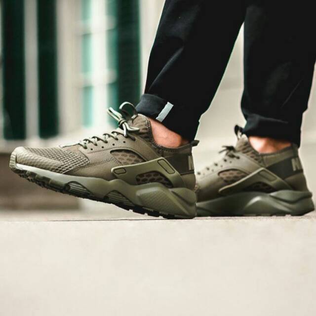 nike huarache ultra olive green