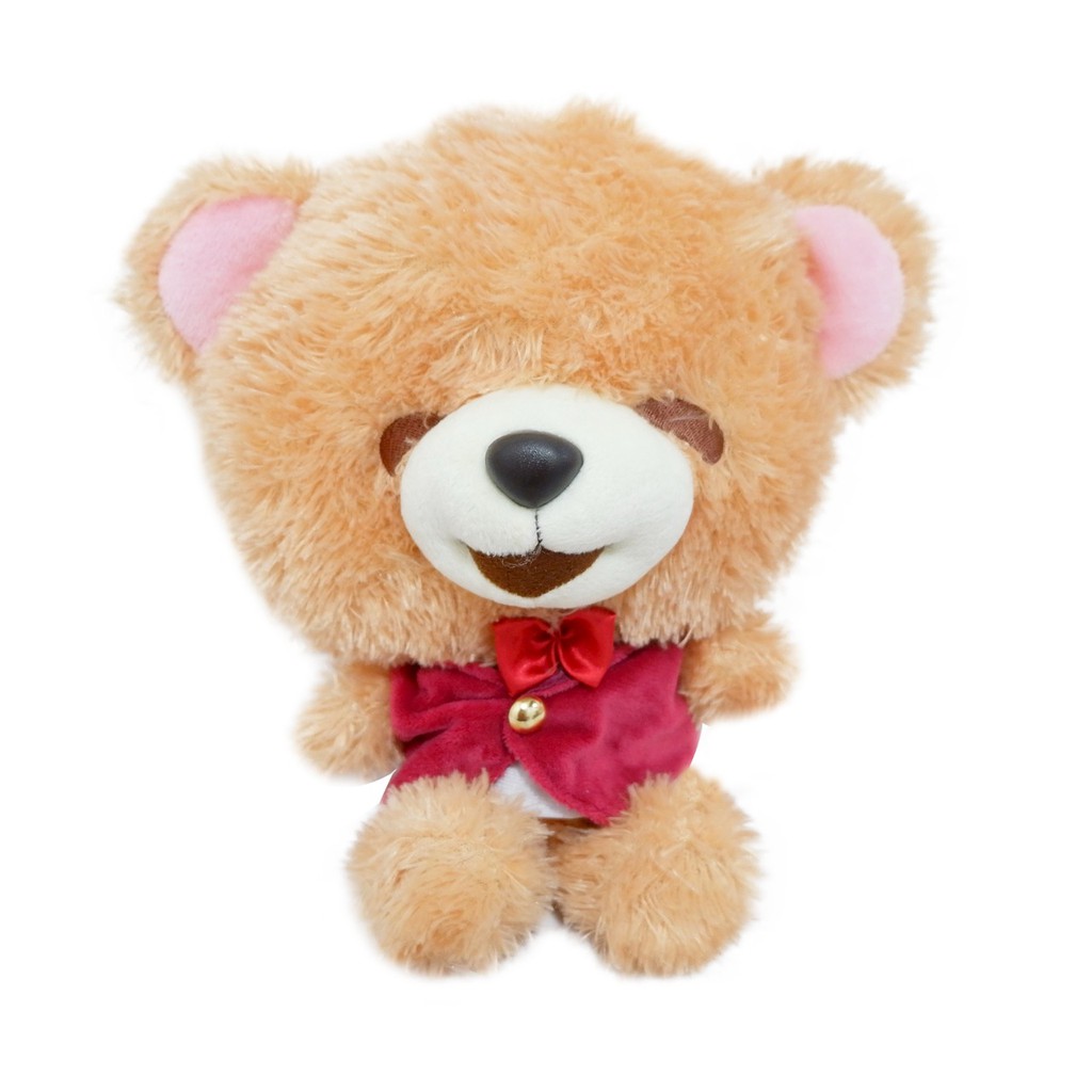 Boneka beruang ganteng baju formal bear new floopy boney baju merah untuk kado anak cowok-istana bon