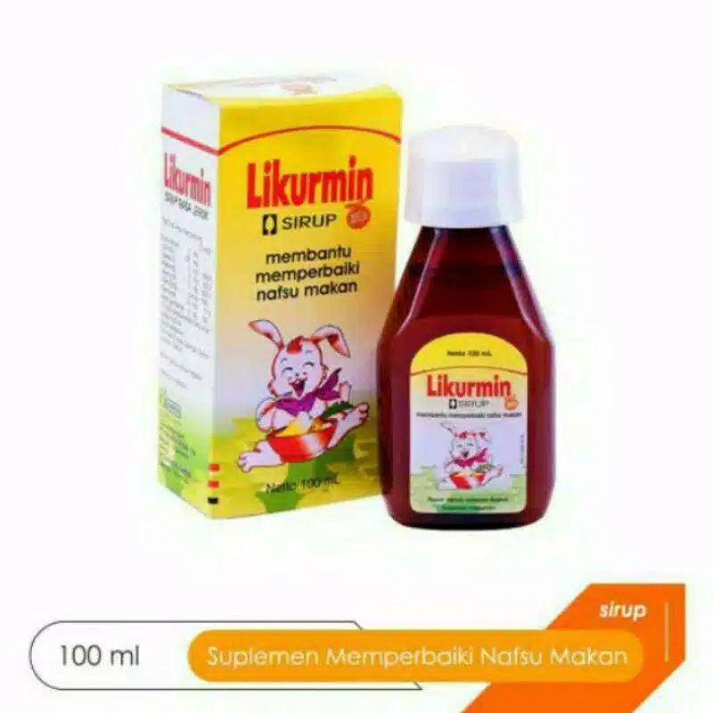 Likurmin Sirup 100 ml - Supplement Penambah Nafsu Makan Anka