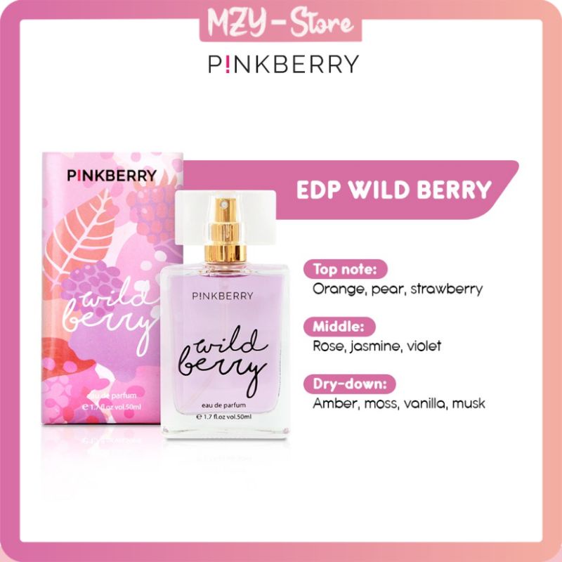 Parfum Pink berry EDP Wild Berry Pinkberry EDP Twinkle Pinkberry EDP Dream Pinkberry EDP Wild Blush 50 ml - ORIGINAL