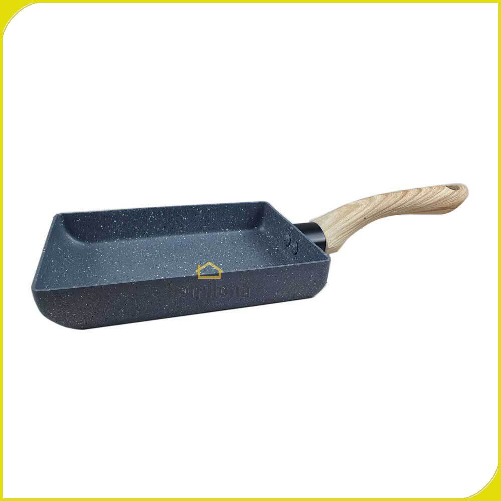 Panci Penggorengan Telur Tamagoyaki Omelet Egg Fyring Pan Non-stick - Walfos W0697 - Gray