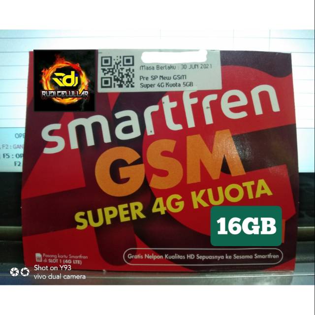 Kartu Perdana Smartfren 16GB