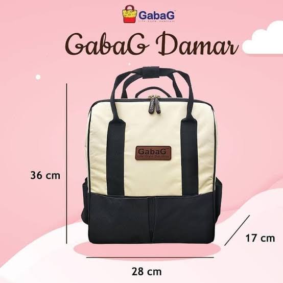 *NEW* Gabag Backpack Cooler Bag - Lemon / Adina / Damar / Mandy / Ryu - Tas Cooler Pendingin Asi Bayi