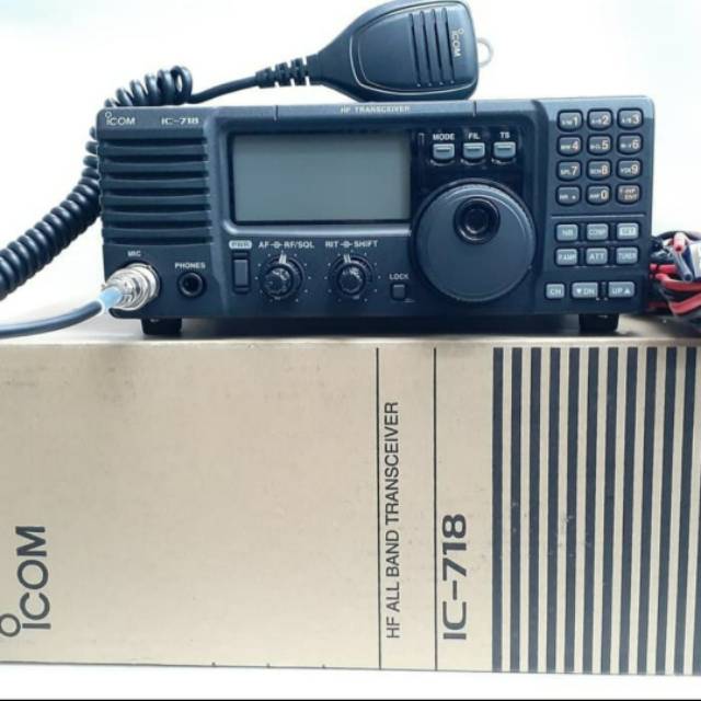 ICOM IC-718 SSB HF RADIO ICOM IC 718 GARANSI ICOM IC 718 HF ICOM