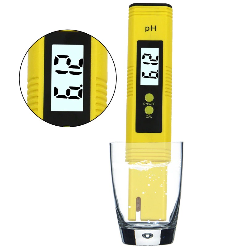 Alat Ukur PH Meter Digital Air Minum Akuarium Tester - Kuning