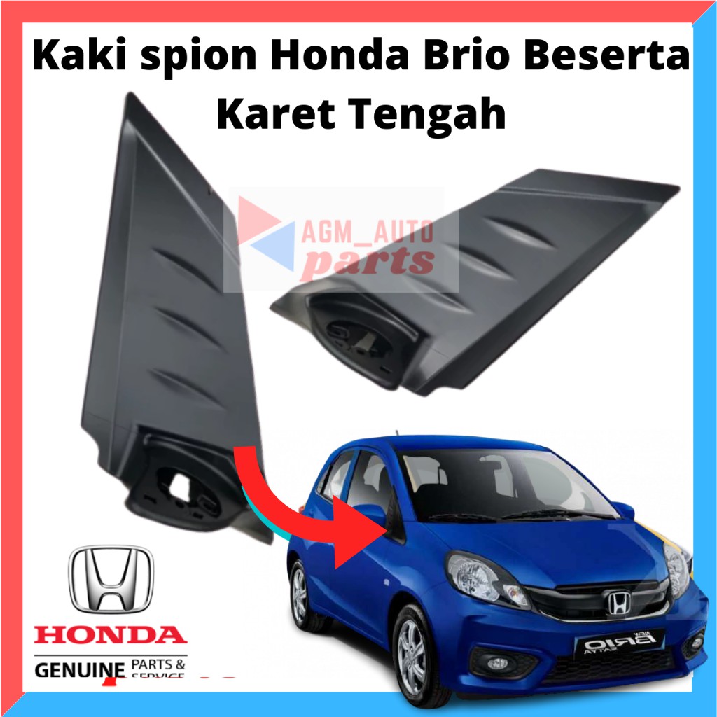 Kaki spion honda brio / kaki spion brio / kaki spion + karet tengah brio