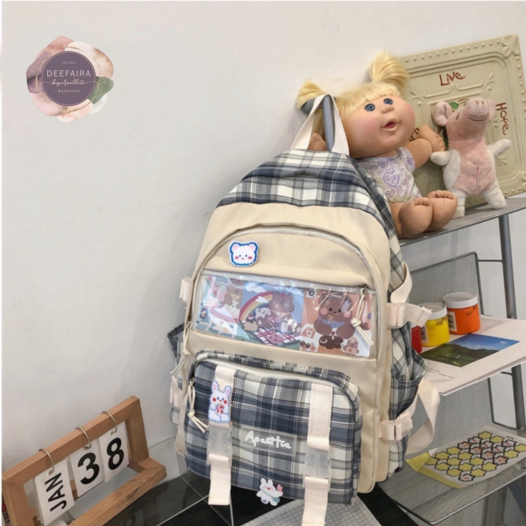 Tas Ransel Sekolah Untuk Perempuan Korean Kawai1 Cartunn Tas Perempuan Sd Smp Sma