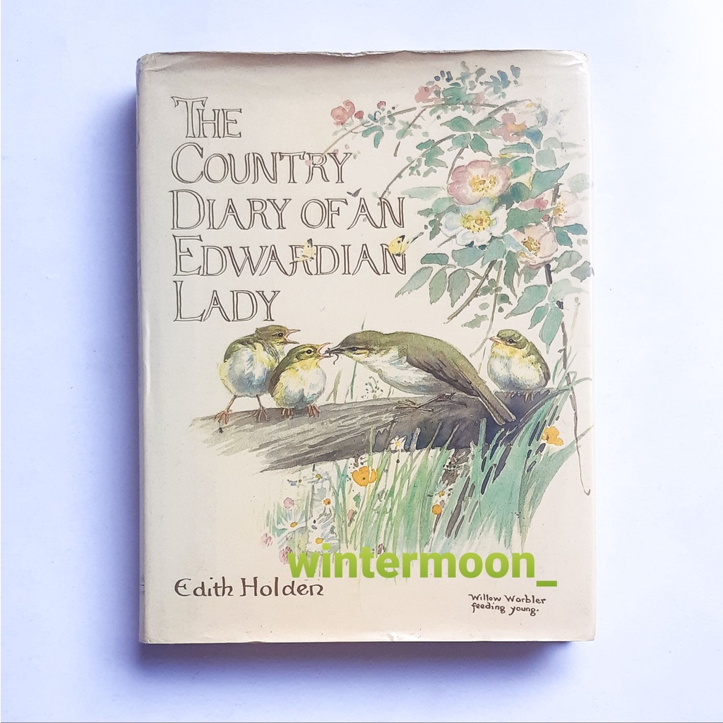 The Country Diary of an Edwardian Lady by Edith Holden - vintage book in watercolor buku lawas secon