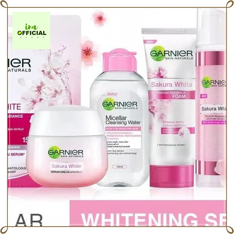 PAKET GARNIER SAKURA WHITE