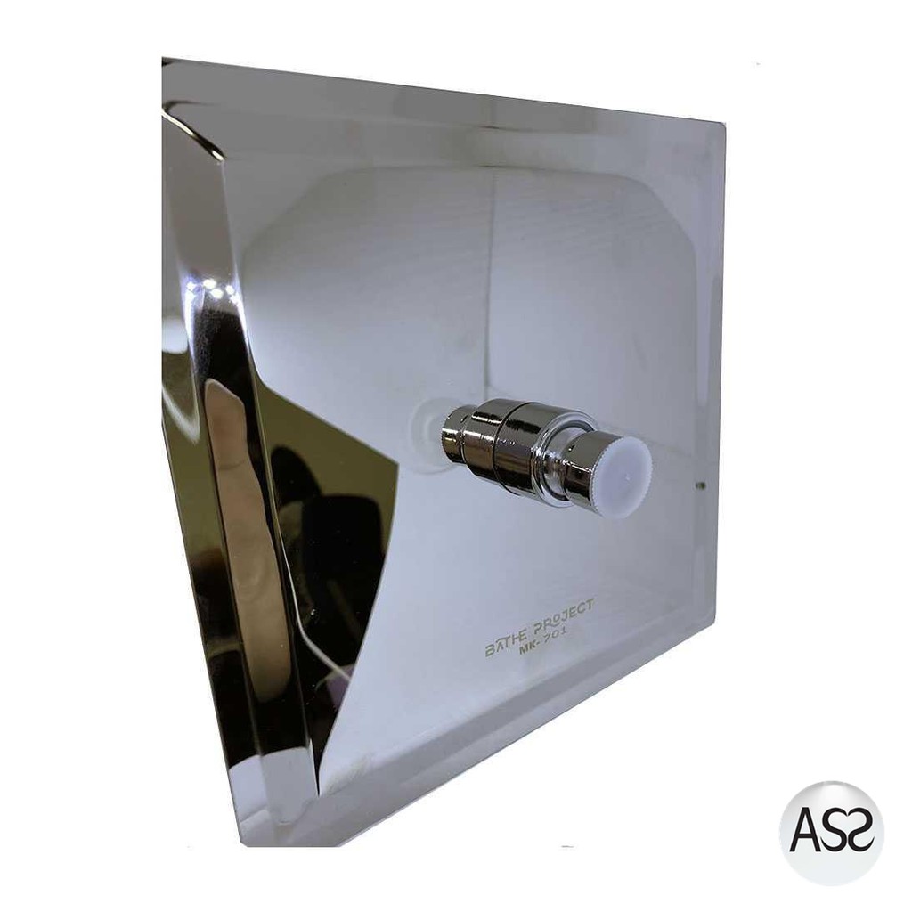 ASS Shop - BATHE PROJECT Kepala Shower Mandi Bentuk Kotak 8 Inch - MK-702/701