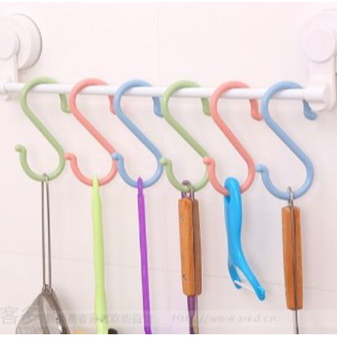 Hook/Huk S Putih/Warna-Warni Harga/ 12pc