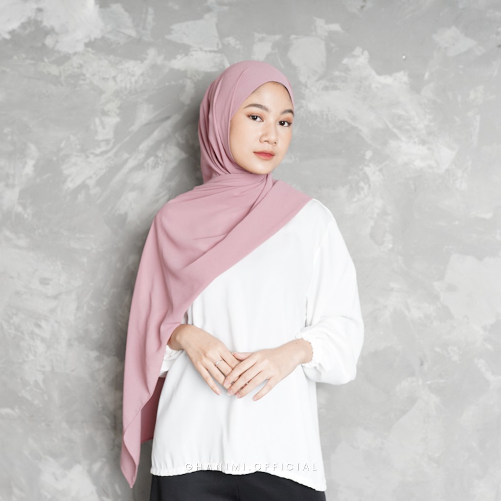 Ghanimi - Lenora Pashmina / Hijab Pashmina / pashmina ceruti panjang adem anti licin