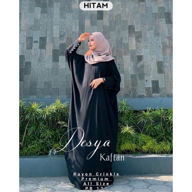 Desya Kaftan Original Rayon Crinkle Premium Best Quality
