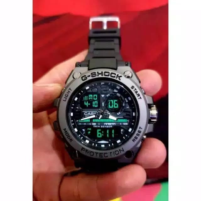 Jam Tangan Luxury Gst 8600 Kualitas Keren Harga Murah Bonus Tas Selempang dan Dompet