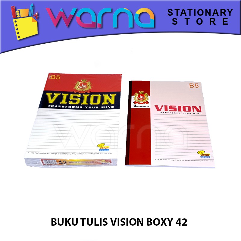 

BUKU TULIS VISION BOXY 42