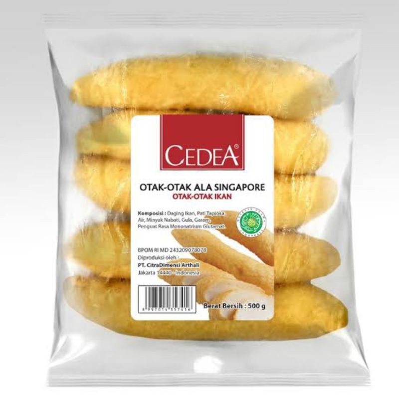 Cedea Otak2 Singapore/Otak2 Singapore 500gr/Otak-otak/Cedea