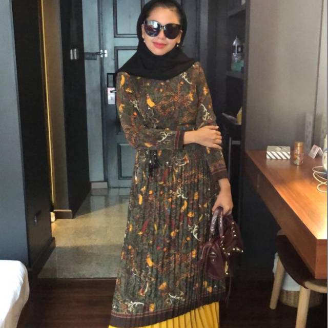 Tunik plisket import bangkok