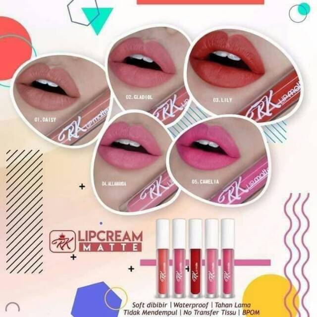 RK Lipcream Matte | RK Kosmetik | Kosmetik viral