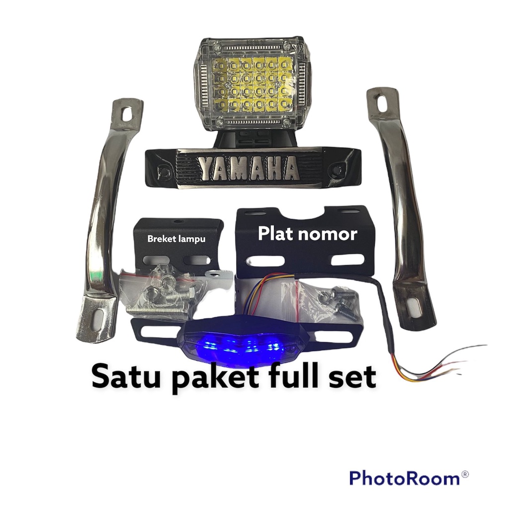 (PAKET) LAMPU LED SET KUMIS+STOP 3IN1+PLAT NOMOR+BEHEL